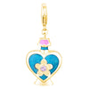 Stainless Steel Heart Geometric Pendant Luggage Chain With Furnace Vacuum Electroplated 18K Gold Color Retention