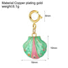 Stainless Steel Heart Geometric Pendant Luggage Chain With Furnace Vacuum Electroplated 18K Gold Color Retention