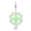 Stainless Steel Heart Geometric Pendant Luggage Chain With Furnace Vacuum Electroplated 18K Gold Color Retention