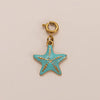 Stainless Steel Heart Geometric Pendant Luggage Chain With Furnace Vacuum Electroplated 18K Gold Color Retention