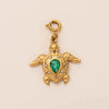 Stainless Steel Heart Geometric Pendant Luggage Chain With Furnace Vacuum Electroplated 18K Gold Color Retention