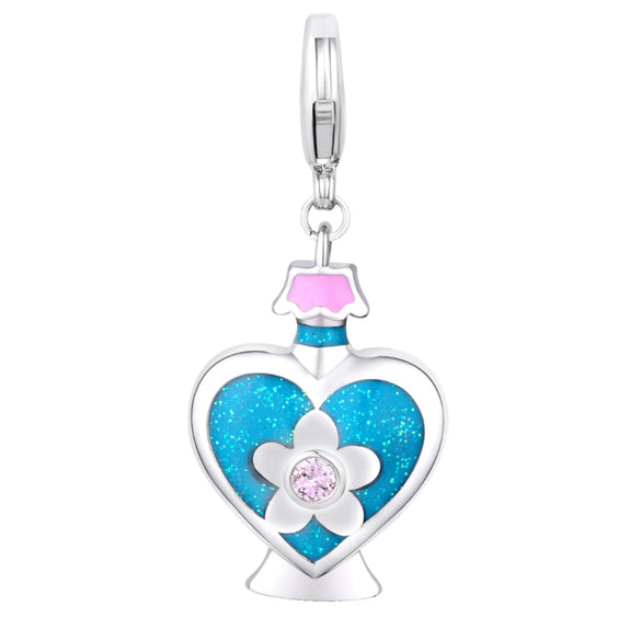 Stainless Steel Heart Geometric Pendant Luggage Chain With Furnace Vacuum Electroplated 18K Gold Color Retention