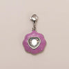 Stainless Steel Heart Geometric Pendant Luggage Chain With Furnace Vacuum Electroplated 18K Gold Color Retention
