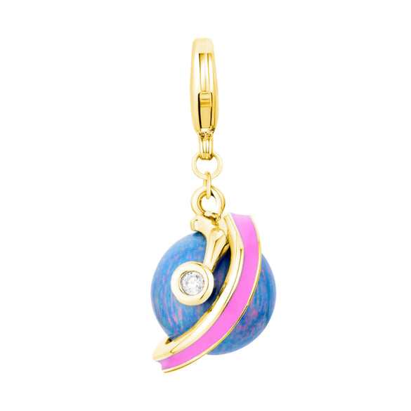 Stainless Steel Heart Geometric Pendant Luggage Chain With Furnace Vacuum Electroplated 18K Gold Color Retention