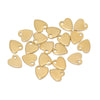 Stainless Steel Heart Goldplated Pendant Jewelry Accessories