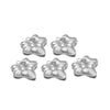 Stainless Steel Heart Leaf Flower Pendant Jewelry For Women With Electroplating Treatment