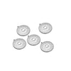 Stainless Steel Heart Leaf Flower Pendant Jewelry For Women With Electroplating Treatment