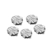 Stainless Steel Heart Leaf Flower Pendant Jewelry For Women With Electroplating Treatment