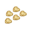 Stainless Steel Heart Leaf Flower Pendant Jewelry For Women With Electroplating Treatment