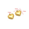 Stainless Steel Heart Love Pendant Electroplated Jewelry Accessories For Necklace And Bracelet