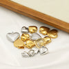 Stainless Steel Heart Love Pendant Electroplated Jewelry Accessories For Necklace And Bracelet