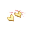 Stainless Steel Heart Love Pendant Electroplated Jewelry Accessories For Necklace And Bracelet