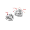 Stainless Steel Heart Love Pendant Electroplated Jewelry Accessories For Necklace And Bracelet
