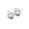 Stainless Steel Heart Love Pendant Electroplated Jewelry Accessories For Necklace And Bracelet
