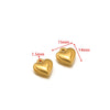 Stainless Steel Heart Love Pendant Electroplated Jewelry Accessories For Necklace And Bracelet