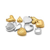 Stainless Steel Heart Love Pendant Electroplated Jewelry Accessories For Necklace And Bracelet