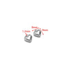 Stainless Steel Heart Love Pendant Electroplated Jewelry Accessories For Necklace And Bracelet
