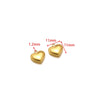 Stainless Steel Heart Love Pendant Electroplated Jewelry Accessories For Necklace And Bracelet