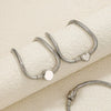 Stainless Steel Heart Pattern Beads Bracelet With Openable Snake Chain And Electroplating Treatment
