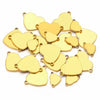 Stainless Steel Heart Pendant Electroplated Handmade Jewelry