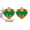 Stainless Steel Heart Pendant Jewelry Accessories Electroplated