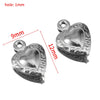 Stainless Steel Heart Pendant Jewelry Accessories With Electroplating And Retro Niche Simple Design