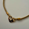 Stainless Steel Heart Pendant Necklace Double Sided Heart Retro Style Furnace Vacuum Plating Jewelry For Women