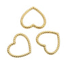 Stainless Steel Heart Pendant Necklace Simple Style Electroplated