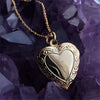 Stainless Steel Heart Pendant Necklace With Electroplating For Women