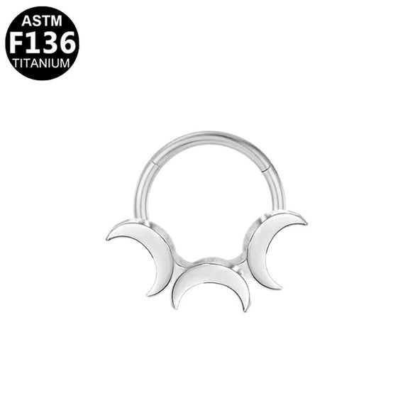 Stainless Steel Heart Shape Diamond Inlaid Nose Ring And Ear Ring For Body Piercing Minimalist Style Unisex Jewelry