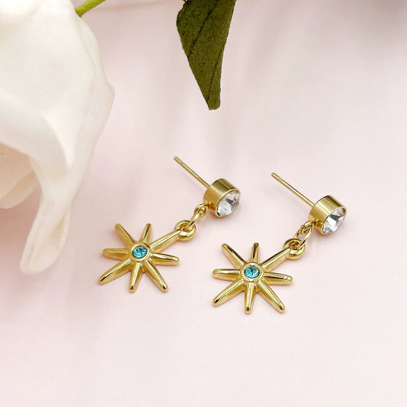 Stainless Steel Heart Shape Electroplated Women's Earrings