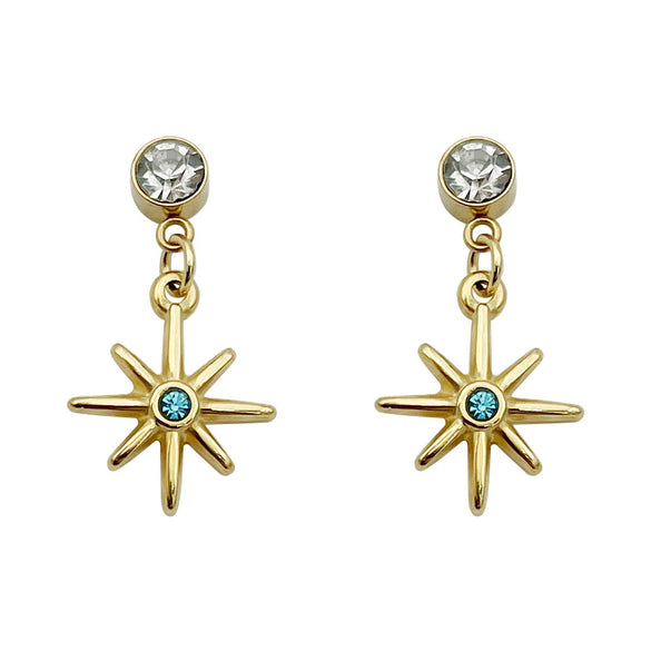 Stainless Steel Heart Shape Electroplated Women's Earrings