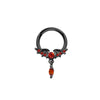 Stainless Steel Heart Shape Minimalist Nose Ring With Diamond Design