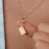 Stainless Steel Heart Shape Pendant With Vacuum Plating 18K Gold Color Fashion Casual Style