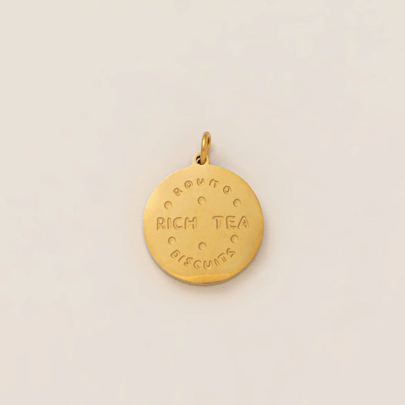 Stainless Steel Heart Shape Pendant With Vacuum Plating 18K Gold Color Fashion Casual Style