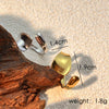 Stainless Steel Heart Shape Retro Ring With Electroplating Design
