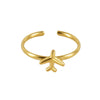 Stainless Steel Heart Shape Ring For Women Personality Fashion Design