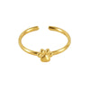 Stainless Steel Heart Shape Ring For Women Personality Fashion Design