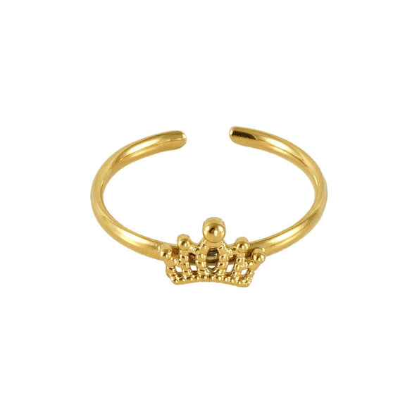Stainless Steel Heart Shape Ring For Women Personality Fashion Design