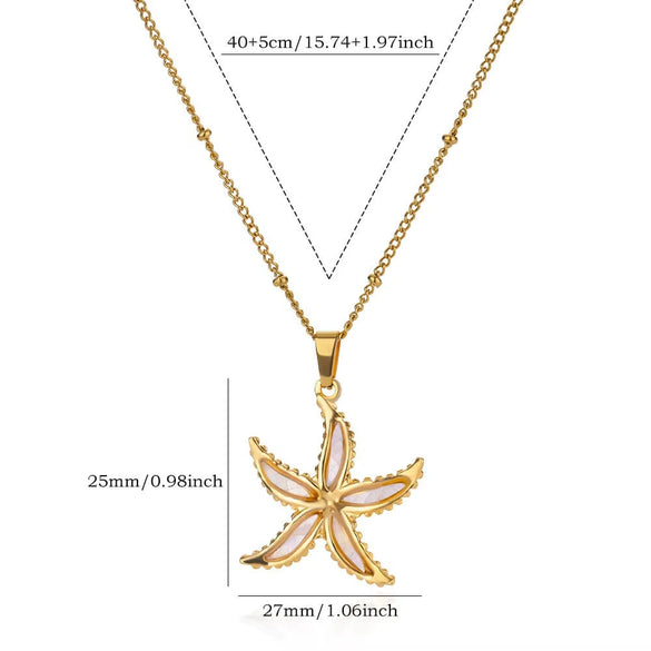 Stainless Steel Heart Shape Turtle Pendant Necklace Electroplating Minimalist Unisex