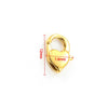 Stainless Steel Heart Shaped Lobster Buckle Vacuum Plated Love Connection Buckle For Necklace And Bracelet Accessories