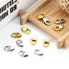 Stainless Steel Heart Shaped Lobster Buckle Vacuum Plated Love Connection Buckle For Necklace And Bracelet Accessories