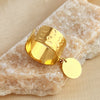 Stainless Steel Heart Shaped Opening Ring Electroplated Natural Geometric Style