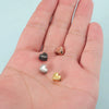 Stainless Steel Heart Shaped Pendant And Handmade Diy Bracelet Jewelry Accessories With Electroplating Treatment Simple Style