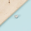 Stainless Steel Heart Shaped Pendant And Handmade Diy Bracelet Jewelry Accessories With Electroplating Treatment Simple Style