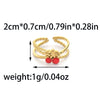 Stainless Steel Heart Shaped Ring With Dot Diamond Electroplating For Women Fashion Style