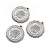 Stainless Steel Heart Shaped Vintage Jewelry Accessories Pendant With Electroplating