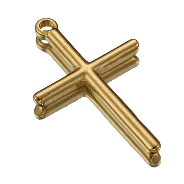 Stainless Steel Heart Shaped Vintage Jewelry Accessories Pendant With Electroplating