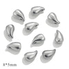 Stainless Steel Heart Water Drop Beaded Jewelry With Totem Pattern Electroplated Accessories