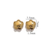 Stainless Steel Heart Water Drop Beaded Jewelry With Totem Pattern Electroplated Accessories
